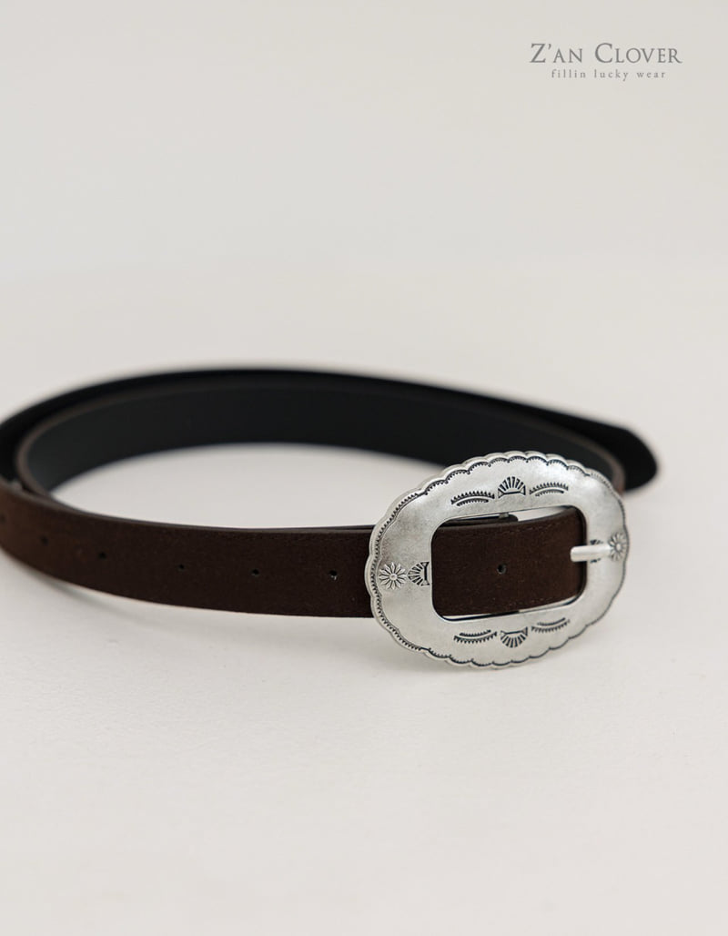 Zan Clover - Korean Children Fashion - #toddlerclothing - Vintage Suede Belt - 8