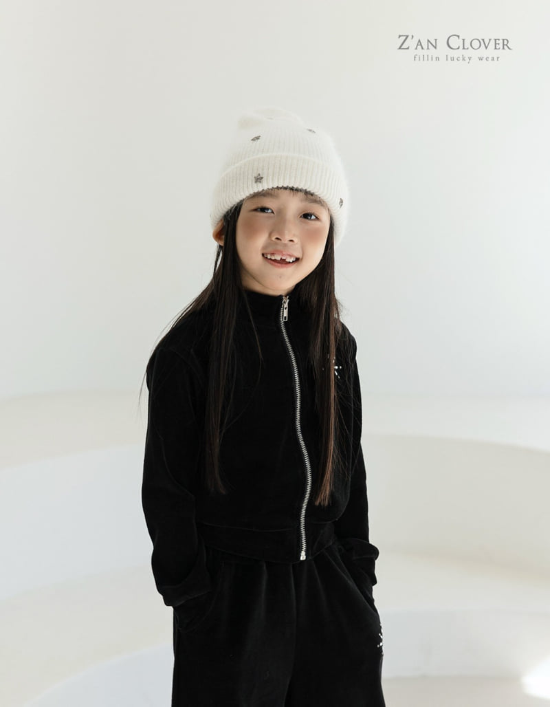 Zan Clover - Korean Children Fashion - #toddlerclothing - Velour Jogger Pants - 7