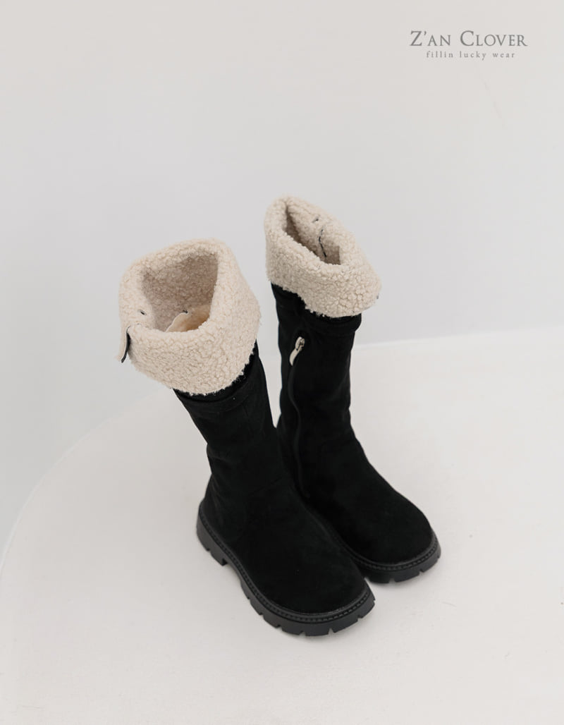 Zan Clover - Korean Women Fashion - #thatsdarling - Suede Mid-High Long Boots - 7