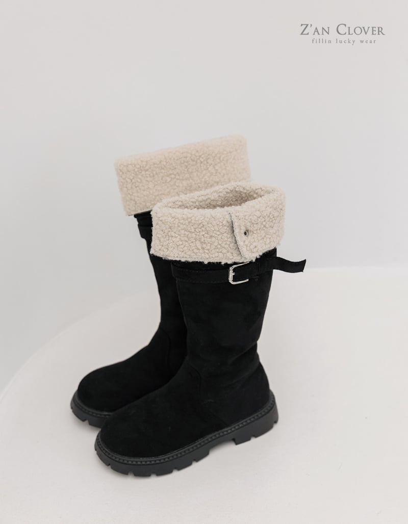 Zan Clover - Korean Women Fashion - #thelittlethings - Suede Mid-High Long Boots - 8