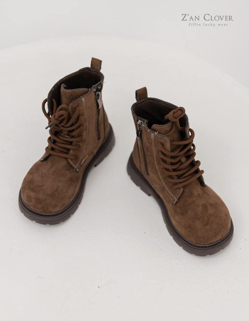 Zan Clover - Korean Women Fashion - #vintagekidsstyle - Mocha Suede Walker