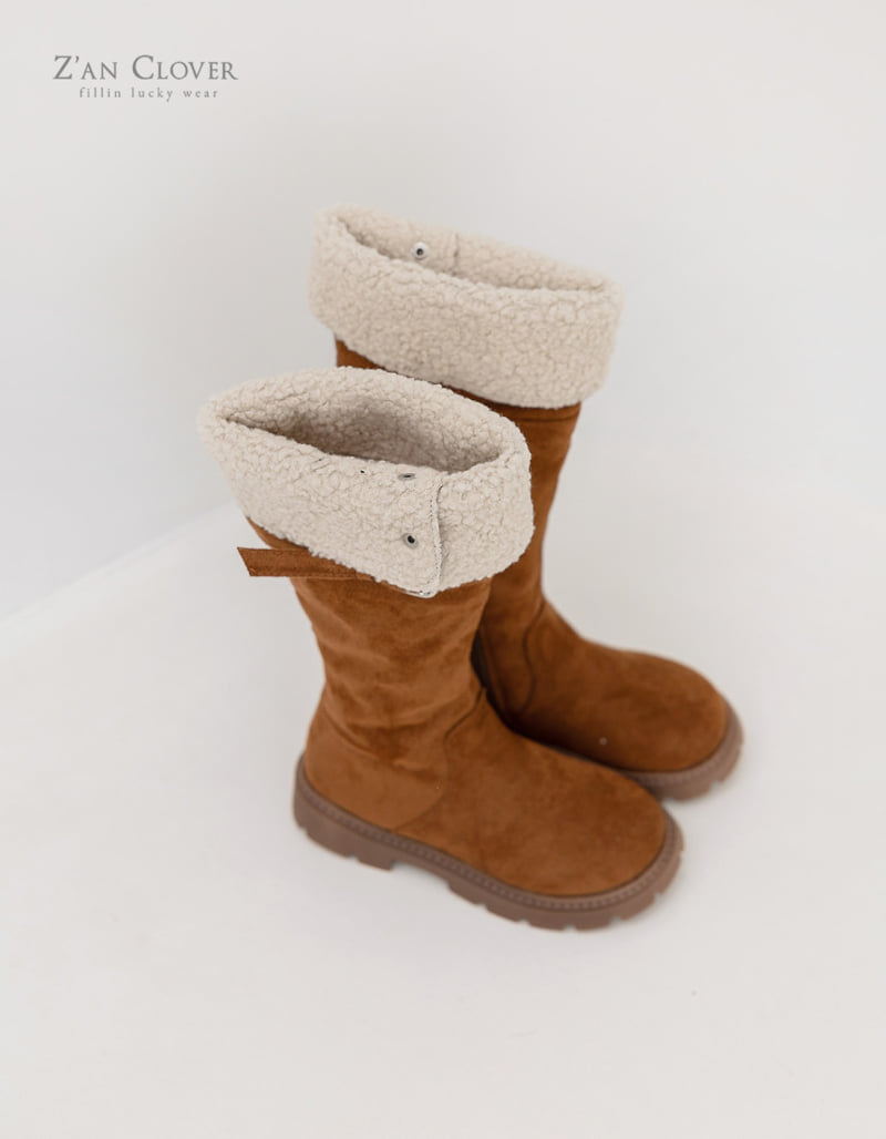 Zan Clover - Korean Women Fashion - #womensfashion - Suede Mid-High Long Boots - 12