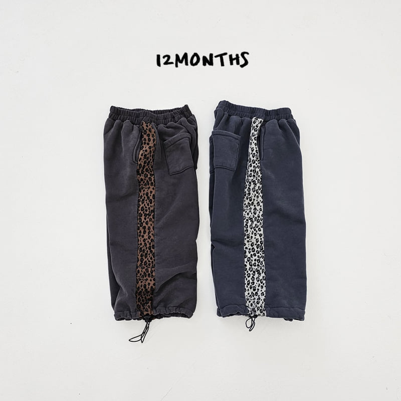 12 Month - Korean Children Fashion - #childofig - Leopard Line Pants