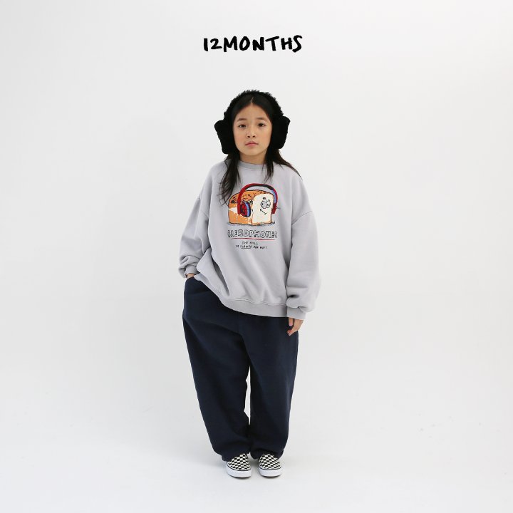 12 Month - Korean Children Fashion - #childofig - Bread Phones Sweatshirt - 5