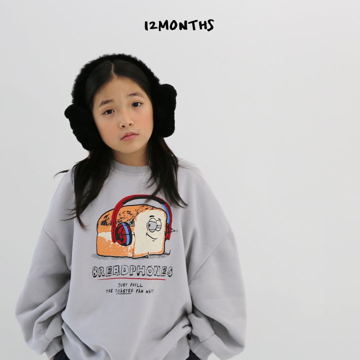 12 Month - Korean Children Fashion - #childofig - Bread Phones Sweatshirt (Junior) - 3