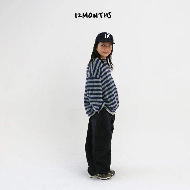 12 Month - Korean Children Fashion - #kidsshorts - M Knit Sweatshirt - 6