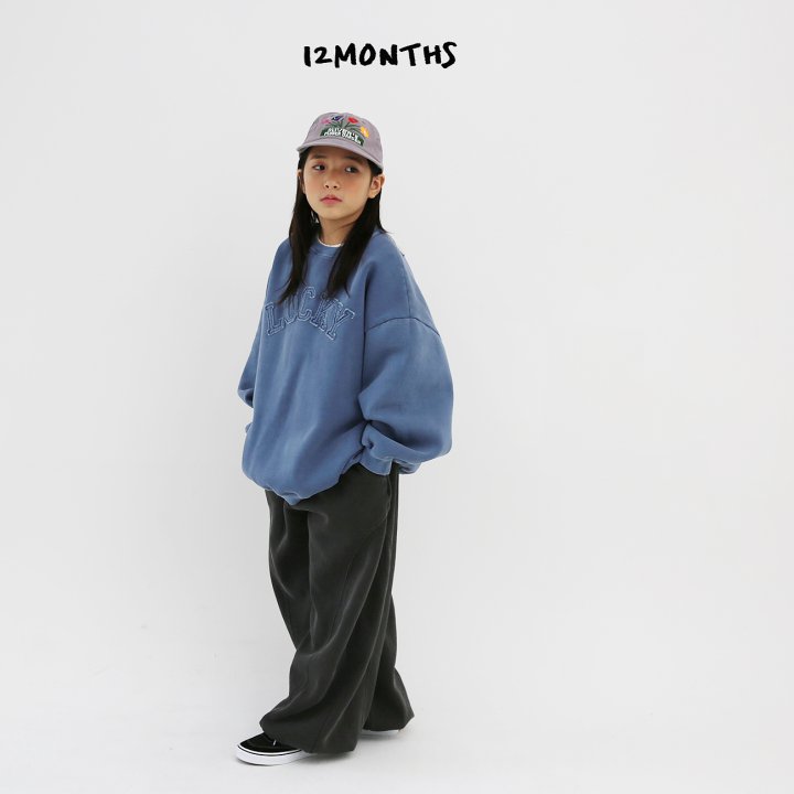 12 Month - Korean Children Fashion - #kidsshorts - Lucky Pigment Sweatshirt - 9