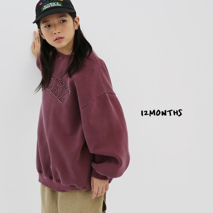 12 Month - Korean Children Fashion - #kidsshorts - Lucky Pigment Sweatshirt (Junior) - 8