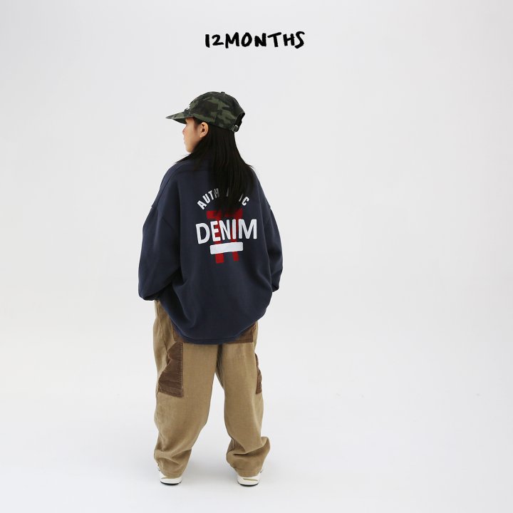 12 Month - Korean Children Fashion - #kidsshorts - Authentic Denim Tee - 6