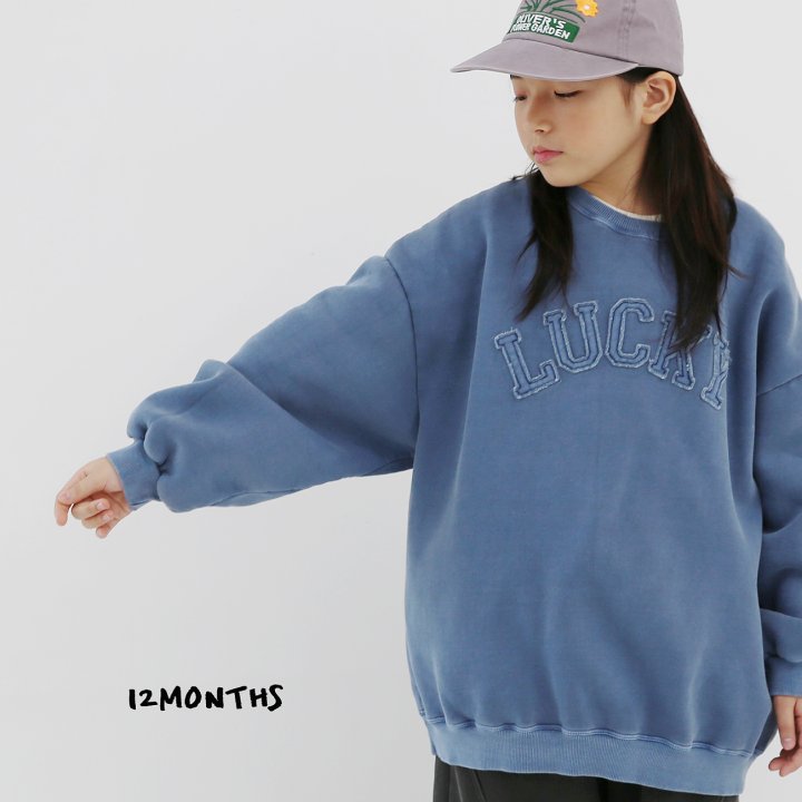 12 Month - Korean Children Fashion - #kidzfashiontrend - Lucky Pigment Sweatshirt - 11