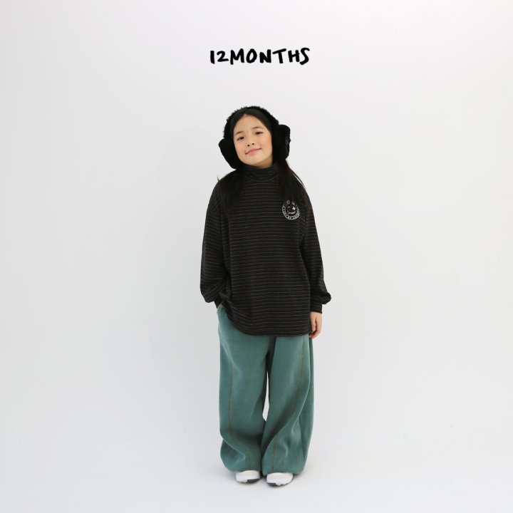 12 Month - Korean Children Fashion - #magicofchildhood - Smile Turtleneck Tee - 9