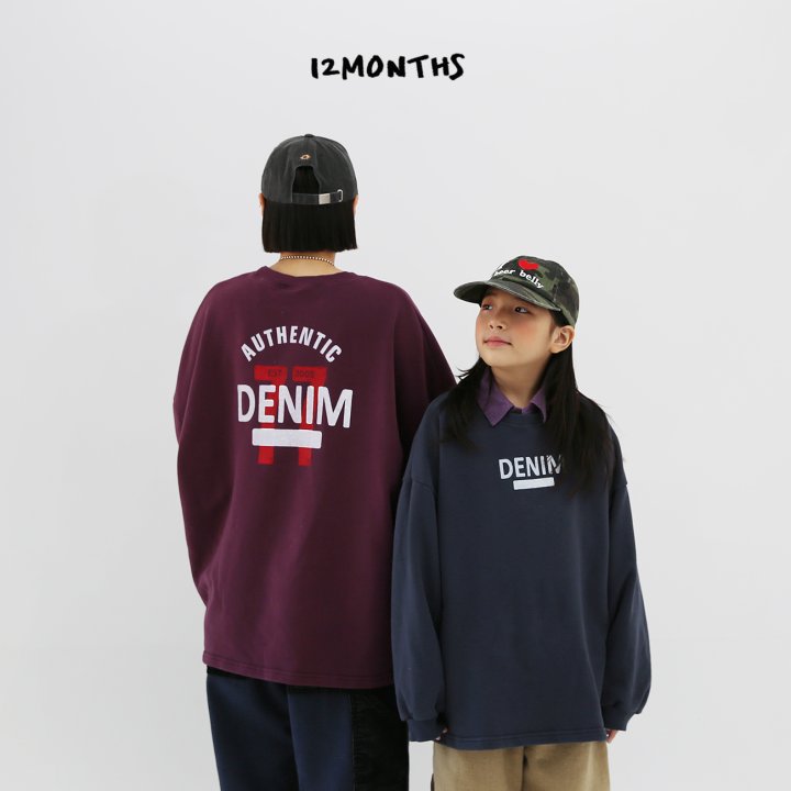 12 Month - Korean Children Fashion - #magicofchildhood - Authentic Denim Tee - 11