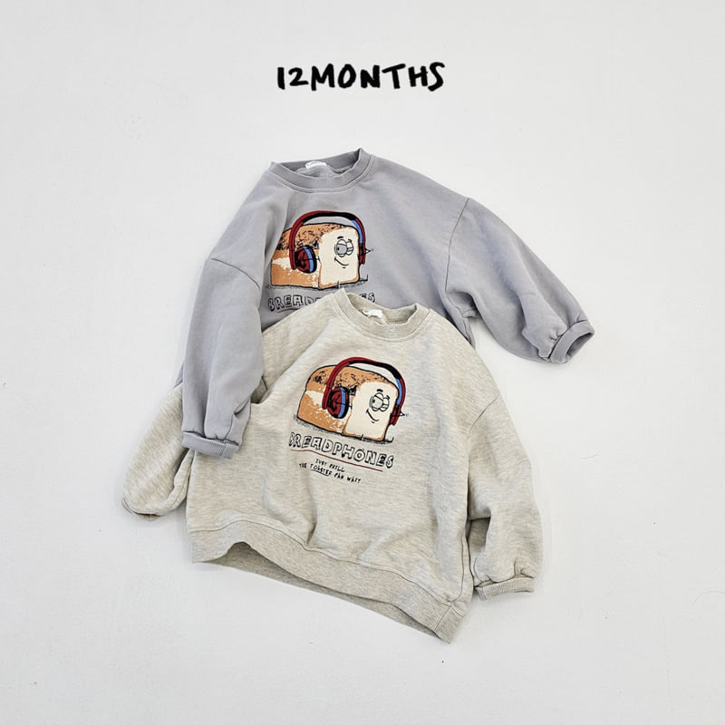 12 Month - Korean Children Fashion - #minifashionista - Bread Phones Sweatshirt (Junior)