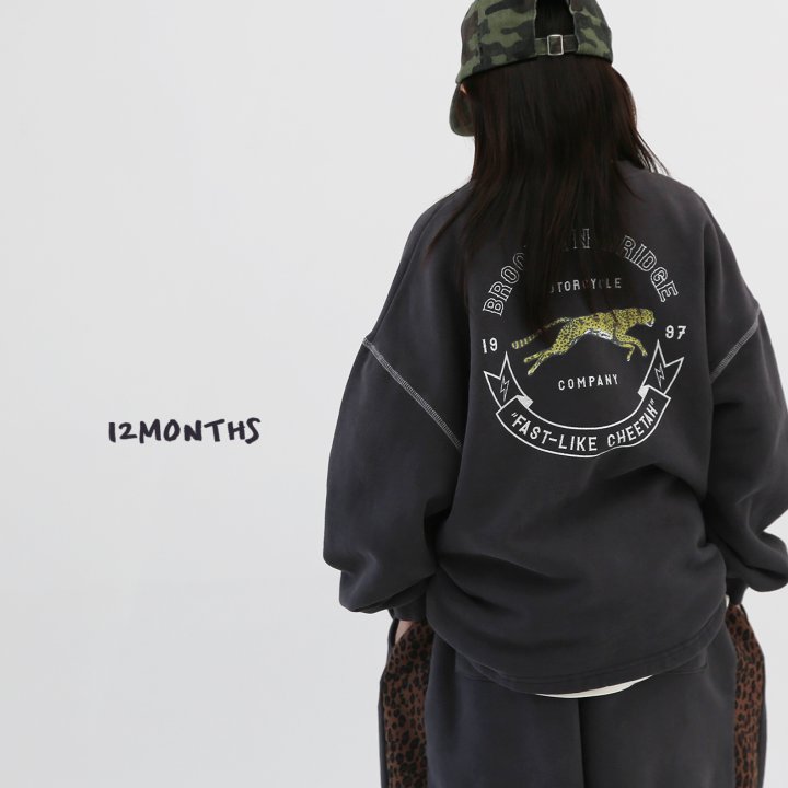 12 Month - Korean Women Fashion - #momslook - Winter Cheetah Tee (Adult) - 10