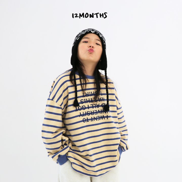 12 Month - Korean Women Fashion - #momslook - Uni Stripe Tee (Adult) - 3