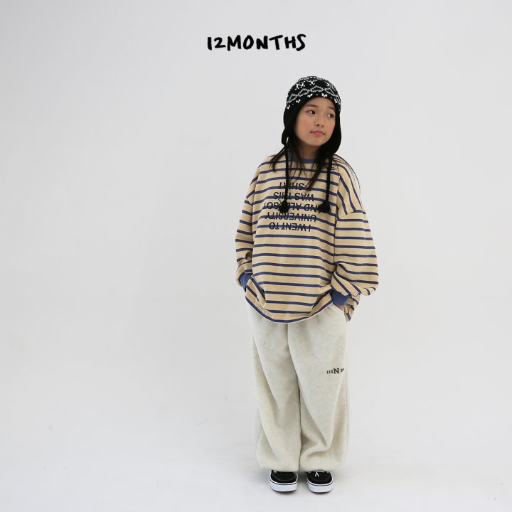 12 Month - Korean Women Fashion - #restrostyle - Uni Stripe Tee (Adult) - 8