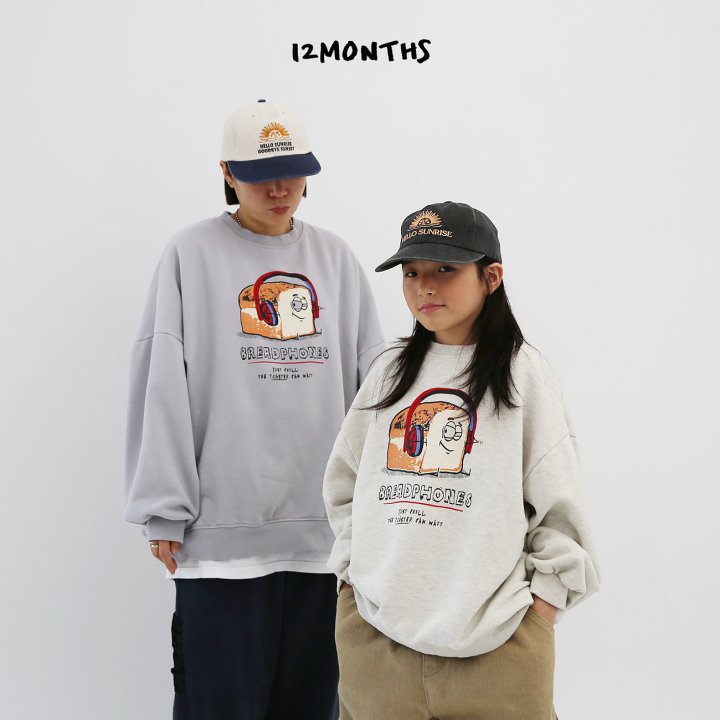 12 Month - Korean Women Fashion - #thatsdarling - Bread Phones Sweatshirt (Adult) - 11