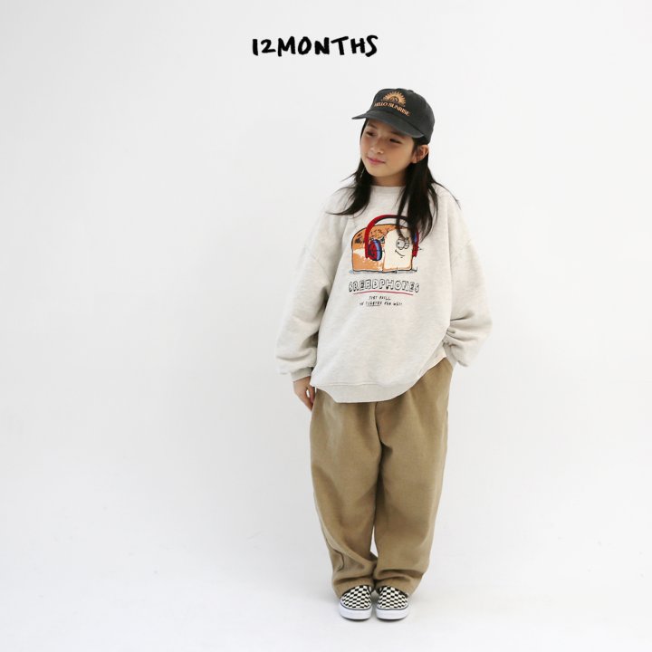 12 Month - Korean Women Fashion - #vintagekidsstyle - Bread Phones Sweatshirt (Adult) - 6