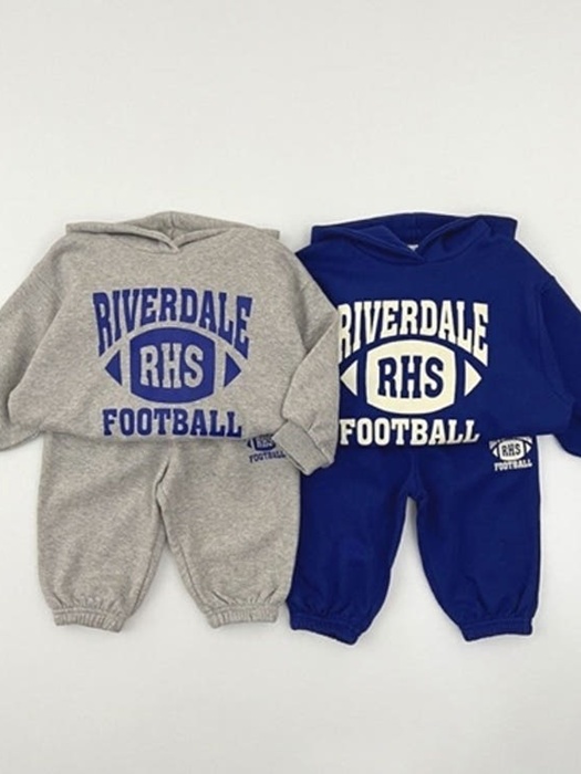 Little Football Hoodie Brushed Set Little Football Hoodie Brushed Set