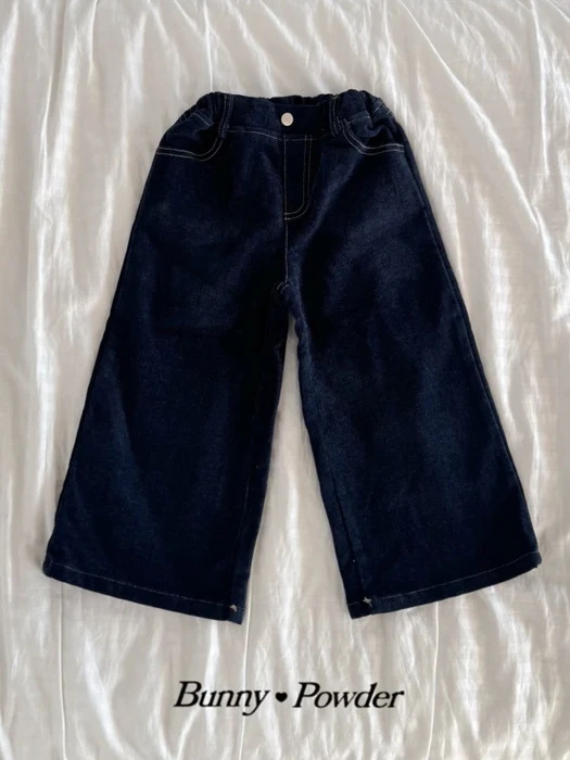Warm Fleece Denim Pants