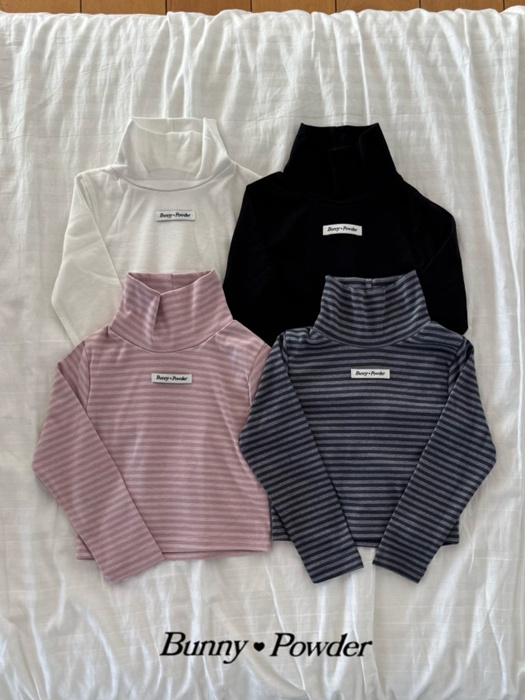 One Week Turtleneck Tee (Stripe)