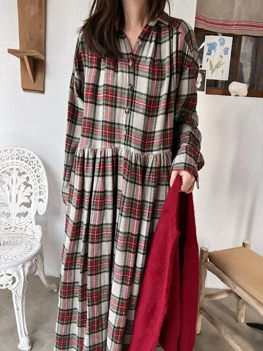 Annie Check One-piece
