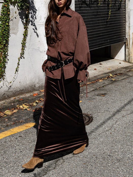 Velvet Easy Maxi Skirt
