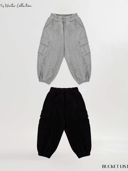Fleece Embossed Cargo Jogger Pants Fleece Embossed Cargo Jogger Pants