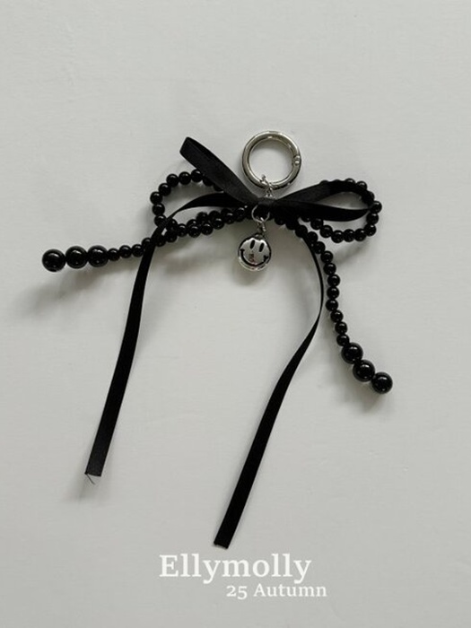 Pearl Ribbon Keyring