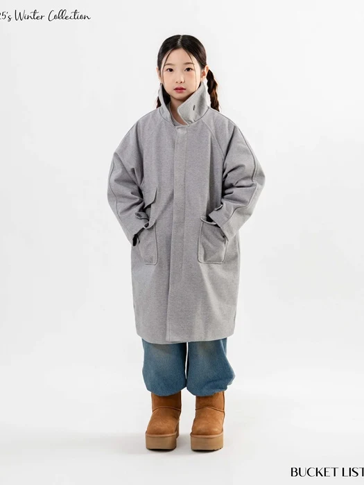 Herringbone Long Coat