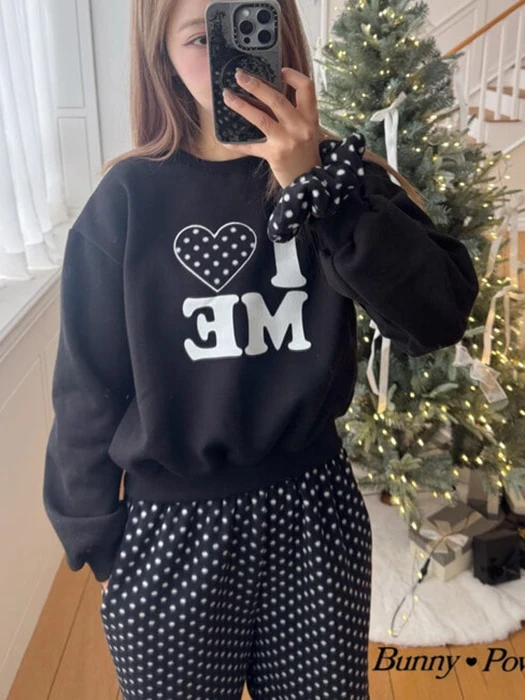 Adult Heart Puff Sweatshirt Adult Heart Puff Sweatshirt