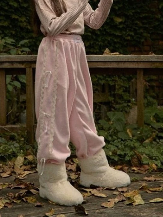 Long Ribbon Lace Pants Long Ribbon Lace Pants