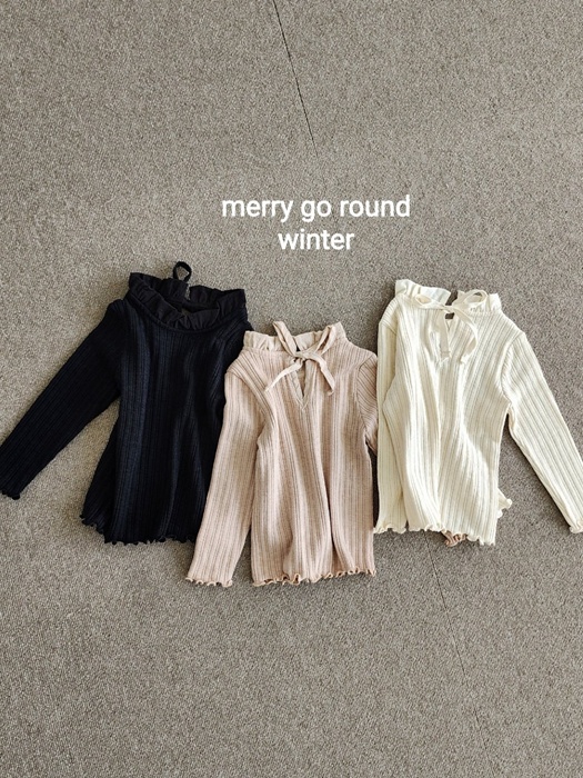 Frill Ribbed Tee