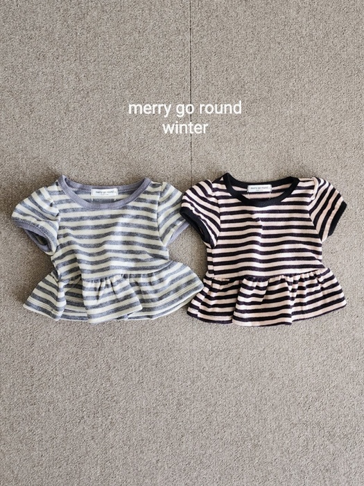 Striped Sleeveless Vest Striped Sleeveless Vest