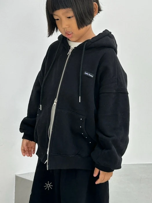 Studded Hoodie Zip-Up Studded Hoodie Zip-Up