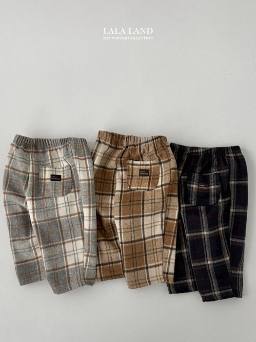 Baguette Check Pants Baguette Check Pants