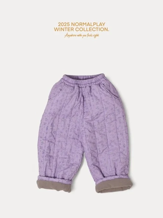 Adel Flower Quilted Pants Adel Flower Quilted Pants