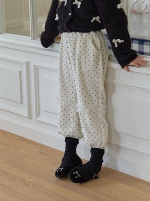 Dot Velour Pants Dot Velour Pants