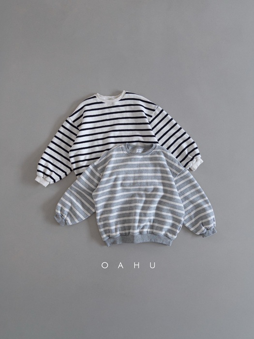 Milk Stripe Sweatshirt Milk Stripe Sweatshirt