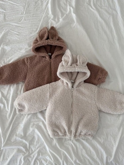 Cute Fluffy Hood Jacket