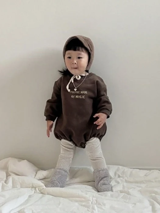 Bebe Magic Fleece Suit (Brown)