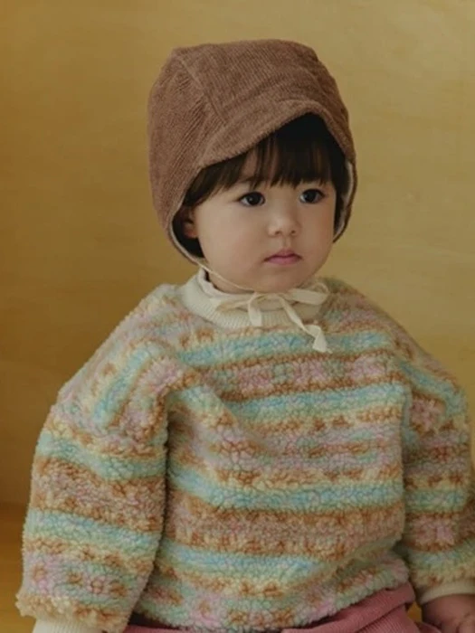 Bebe Corduroy Fleece Bonnet