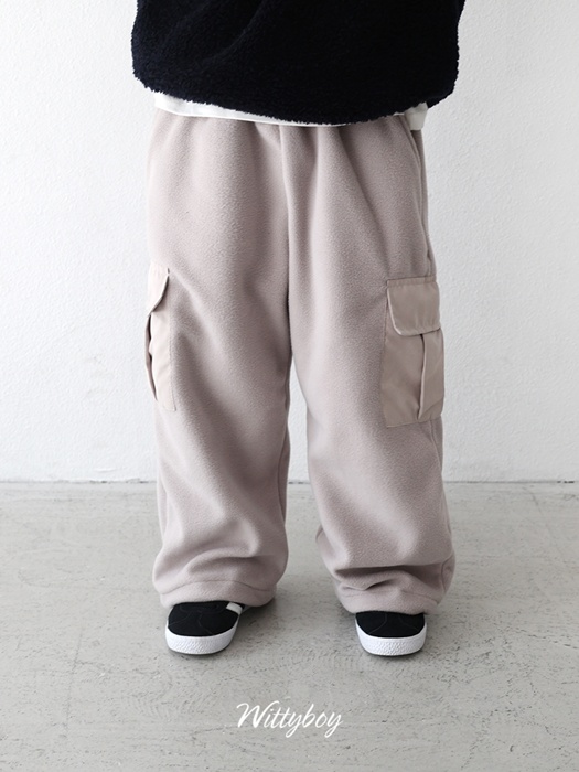 Teddy Fleece Cargo Pants Teddy Fleece Cargo Pants