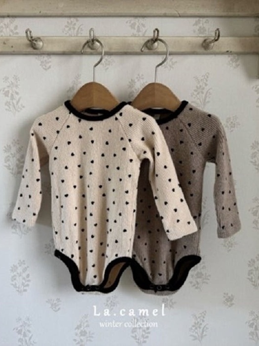 Heart Fleece Suit