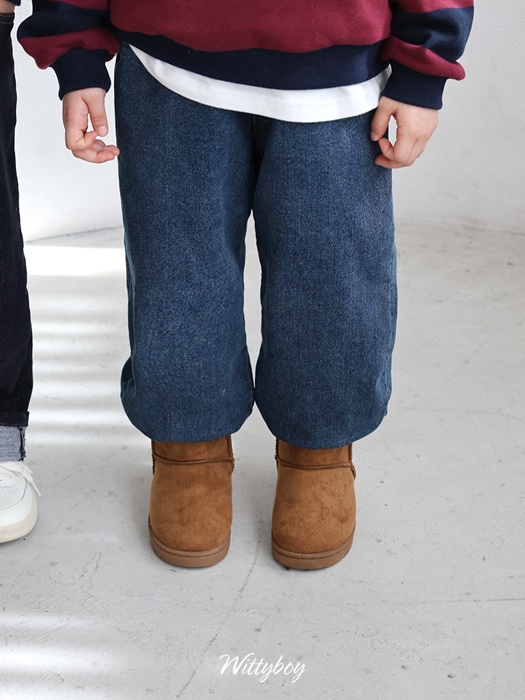 Wannabe Bonding Denim Jogger Pants Wannabe Bonding Denim Jogger Pants