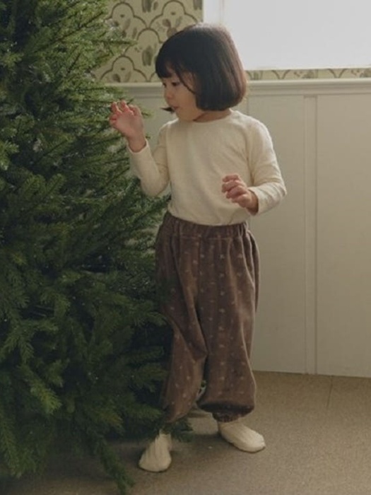 Velour Flower Pants Velour Flower Pants