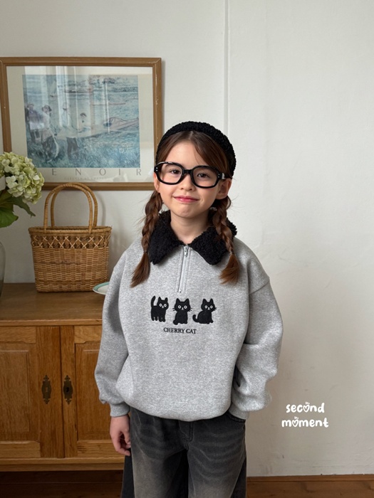 Cherry Cat Fleece Anorak