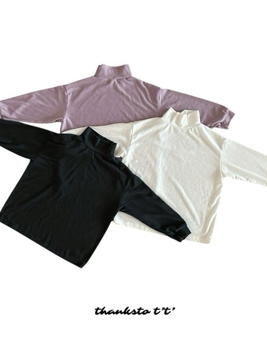Wool Span Turtleneck Tee