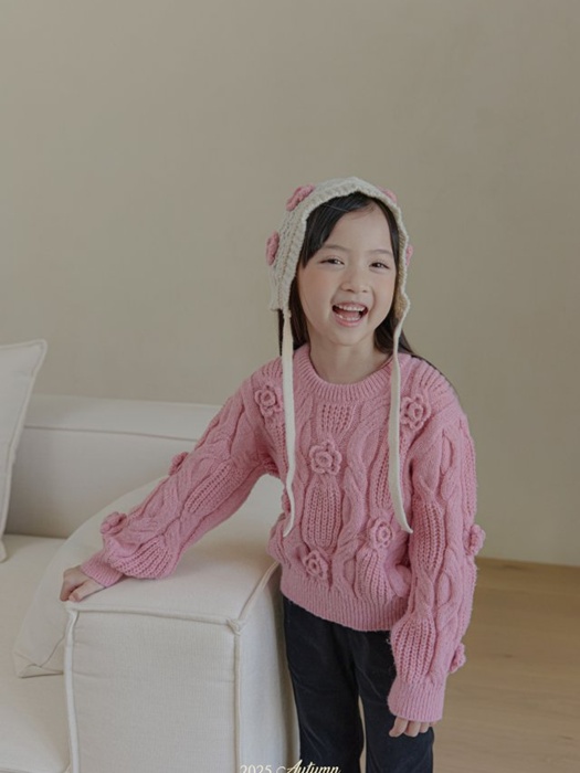 Round Flower Knit Round Flower Knit