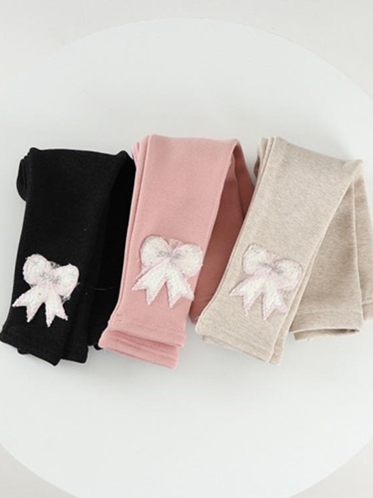 Ribbon Fleece Leggings Ribbon Fleece Leggings
